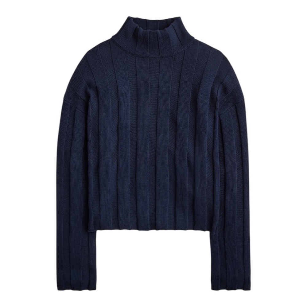 J.Crew Ribbed mockneck sweater - size M - NWT
